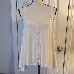 Jessica Simpson Cream Button-Down Women's Top.